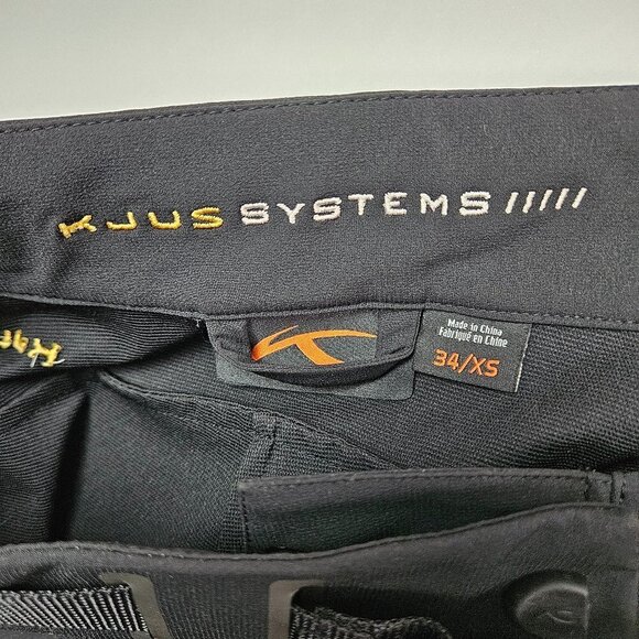 KJUS Systems Black Belted Bootcut Cargo Athletic Pant EU 34/XS - Picture 8 of 10